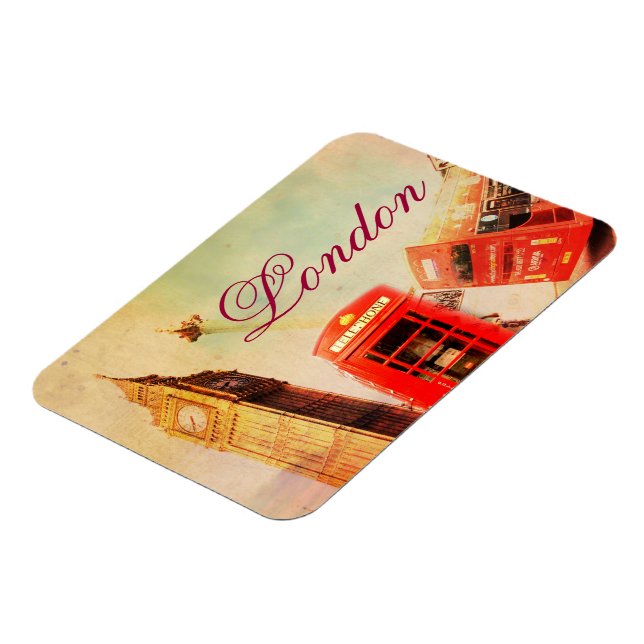 London vintage magnet (Left Side)