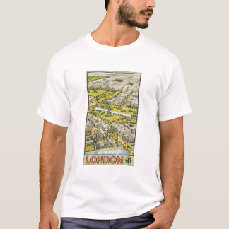 London Vintage Travel Poster T-Shirt