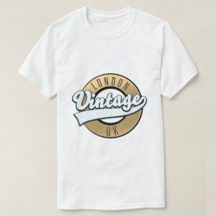 London Vintage UK retro logo. T-Shirt