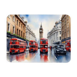 London watercolor art  magnet