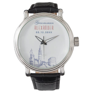 London Wedding Groomsman Watch