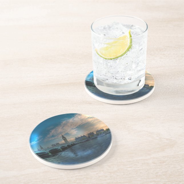 London Westminster Cityscape Photo Ball Coaster (Side)