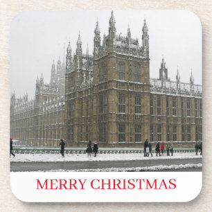 London Westminster in the snow coasters