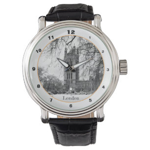 London Winter, Westminster Palace /British vintage Watch