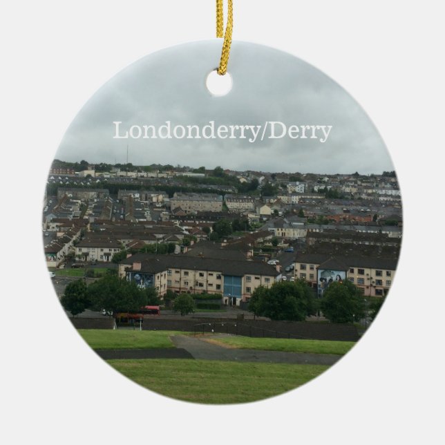 Londonderry Ceramic Ornament (Front)
