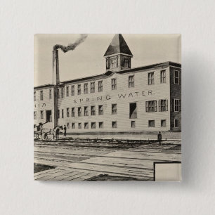 Londonderry Lithia Spring Water Co 15 Cm Square Badge
