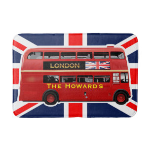 London's Famous Red Bus Bath Mat