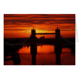 London's Tower Bridge at Daybreak
