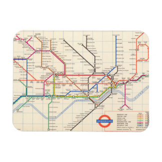 London's Underground Map Magnet