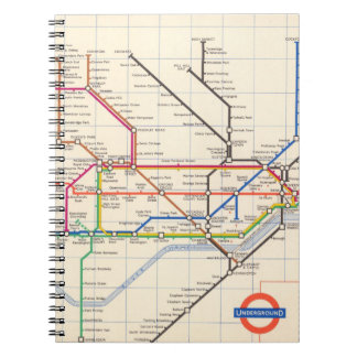 London's Underground Map Notebook