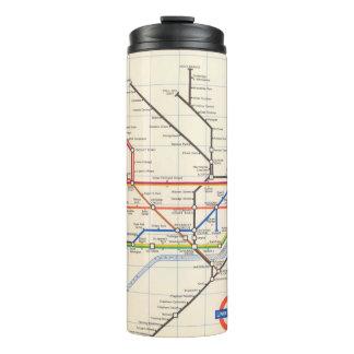 London's Underground Map Thermal Tumbler