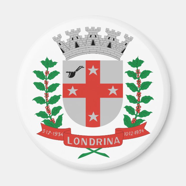 Londrina Parana, Brazil Magnet (Front)