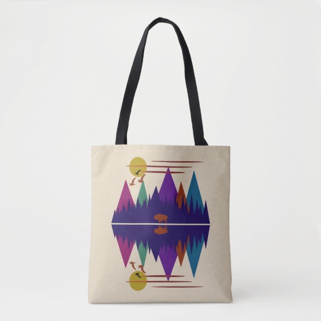 Lone Bison Tote Bag (Front)