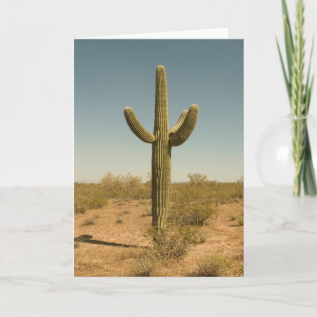 Lone Cactus Card (Front)