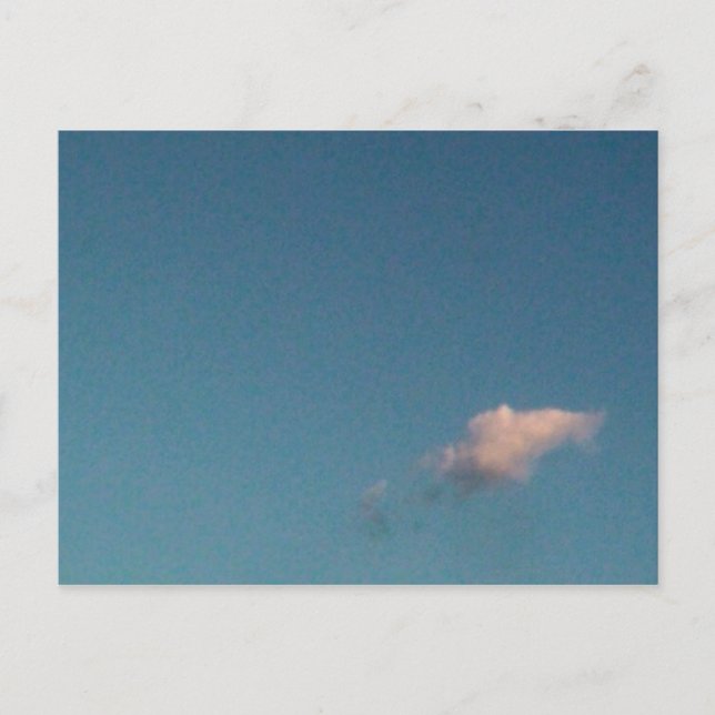 lone cloud postcard (Front)