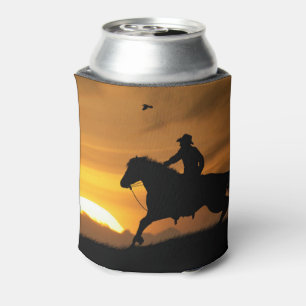 Lone Cowboy Beer Cosy Cup Can Cooler