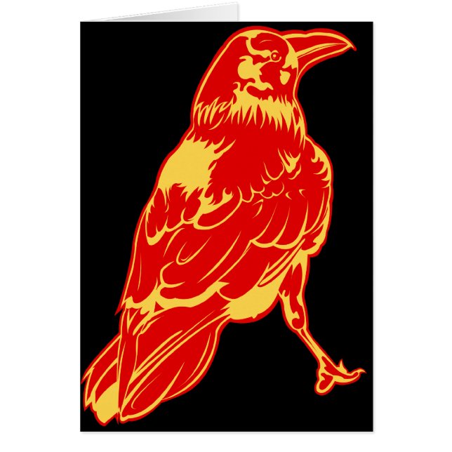 Lone Crow Illustration (Front)