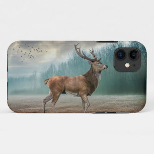 Lone Deer In Misty Forest   Case-Mate iPhone Case