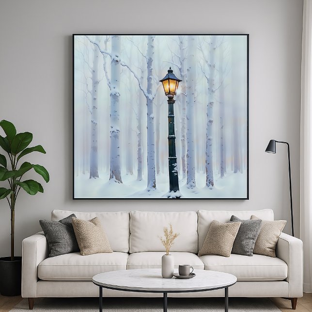 Lone Lamppost - Melancholy Art Design Poster (Creator Uploaded)