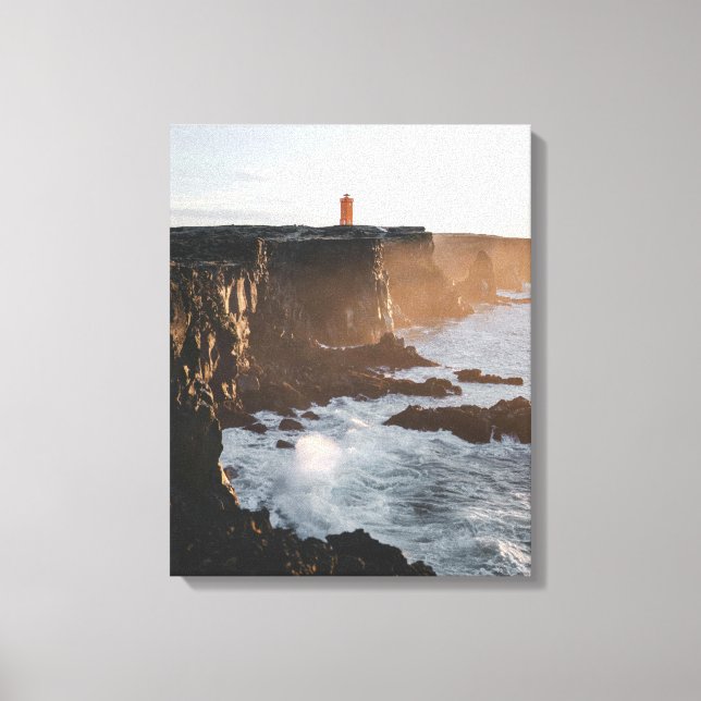 Lone Lighthouse Canvas Print (Front)