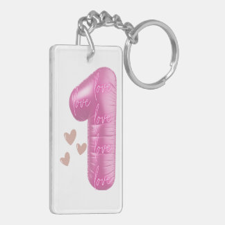 LONE LOVE – Unity, Peace & Positive Vibes Key Ring
