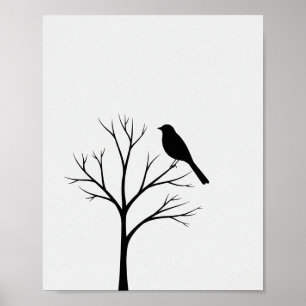 Lone Perch Poster