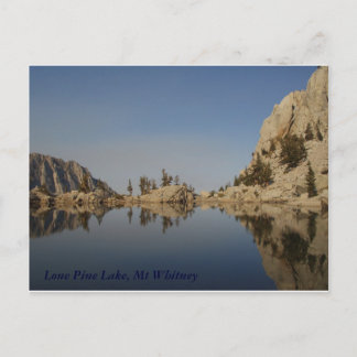 Lone Pine Lake, Mt Whitney Postcard
