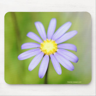 Lone Purple Flower Mouse Pad