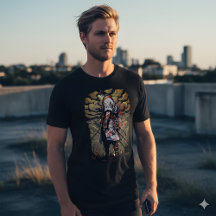 Lone Samurai T-Shirt – Honor in Shadows