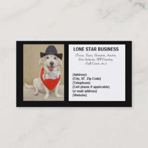 LONE STAR ANY BUSINESS CARD
