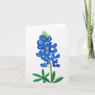 Lone Star Bluebonnet Note Card
