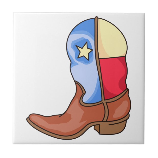 Lone Star Boot Tile (Front)