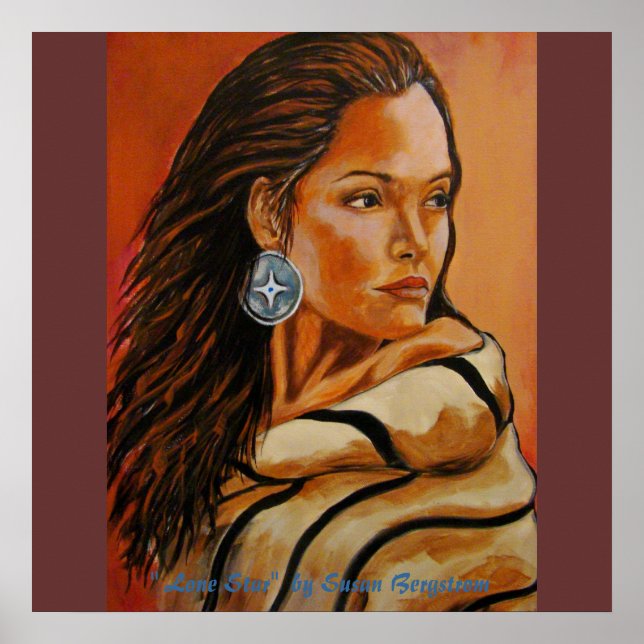 "Lone Star"  by Susan Bergstrom Poster (Front)