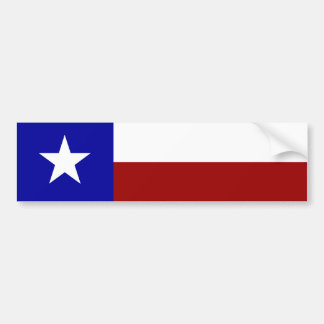 Lone Star Flag Bumper Sticker