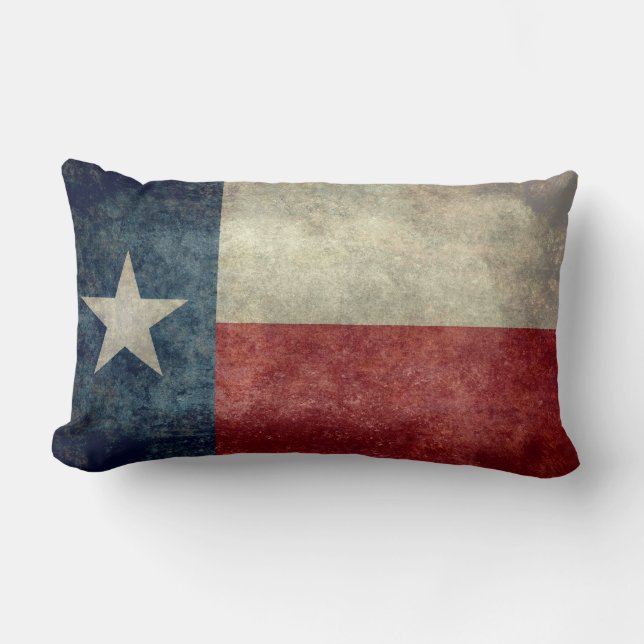 Lone star state flag - Texas that is! Lumbar Cushion (Front)