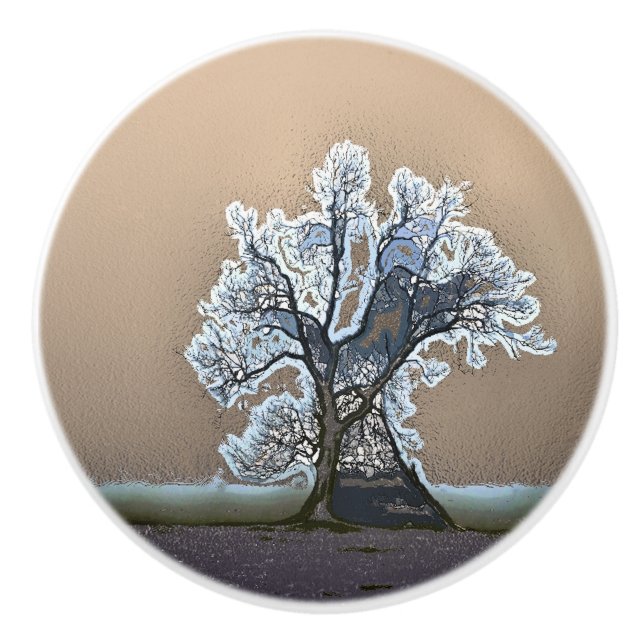 LONE TREE CERAMIC KNOB (Front)