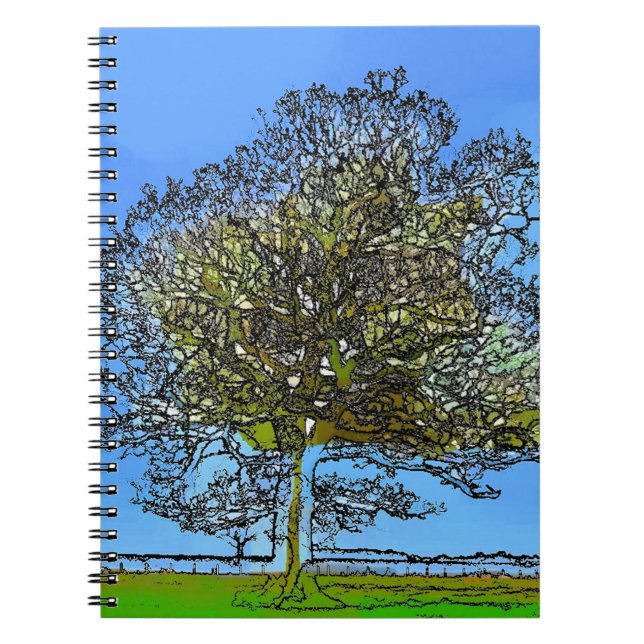 LONE TREE SPIRAL NOTEBOOK (Front)
