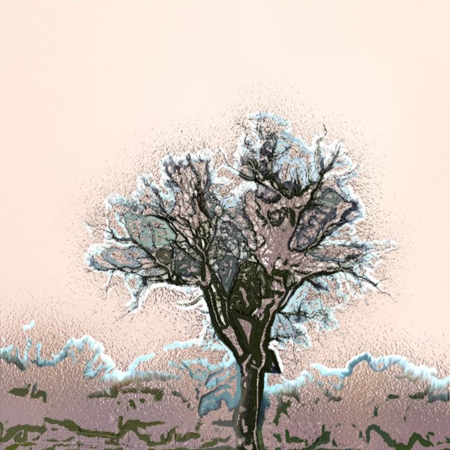 LONE WINTER TREE PHOTO PRINT (Creator Uploaded)