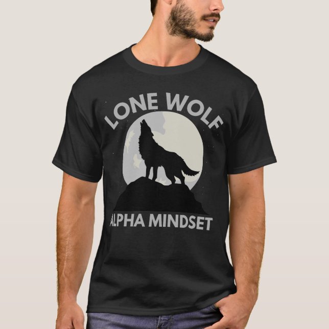 Lone Wolf Alpha Mindset T-Shirt (Front)