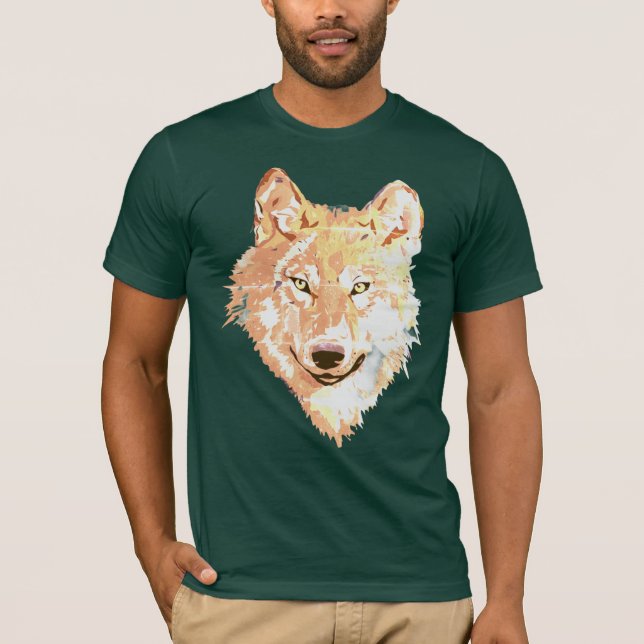 Lone wolf art T-Shirt (Front)