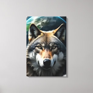 Lone Wolf Canvas Print