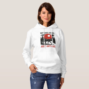Lone Wolf Code – Not Anti-Social, Just Anti-B.S. Hoodie