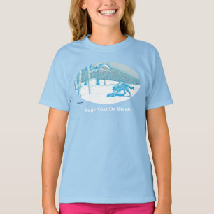 Lone Wolf In Winter T-Shirt