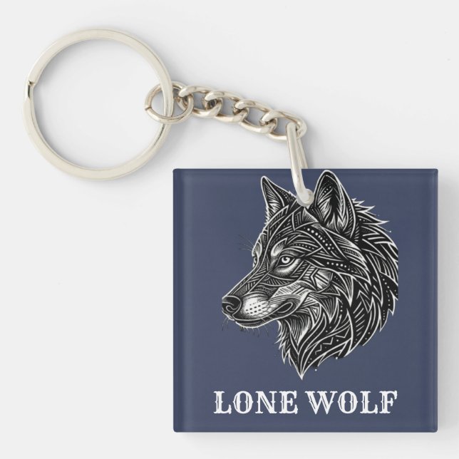 LONE WOLF KEY RING (Front)
