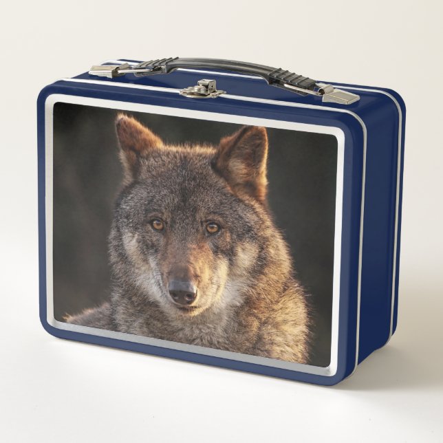 Lone Wolf Metal Lunch Box (Front)
