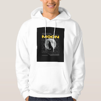 Lone Wolf Moonlight Custom Hoodie