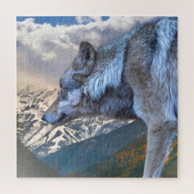 LONE WOLF OVERLORD OF FREEDOM JIGSAW PUZZLE (Vertical)