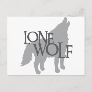 LONE WOLF POSTCARD