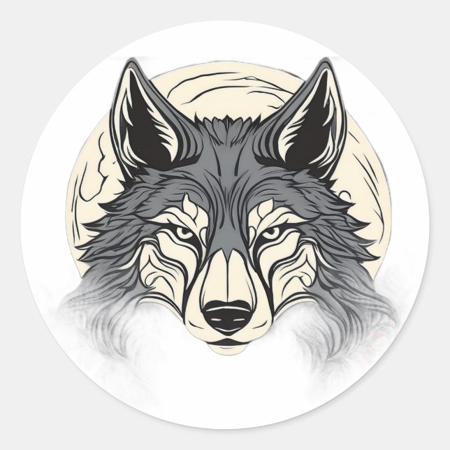 Lone Wolf Sticker (Front)