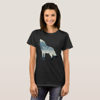 Lone Wolf Survives The Mountain Silhouette Art